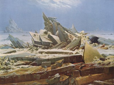 冰之海（希望号沉船） 作者 卡斯珀·大卫·弗里德里希（Caspar David Friedrich）