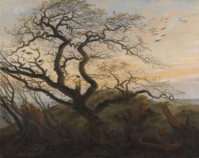 乌鸦树 作者 卡斯珀·大卫·弗里德里希（Caspar David Friedrich）