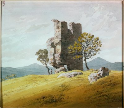 Turmruine 作者 卡斯珀·大卫·弗里德里希（Caspar David Friedrich）