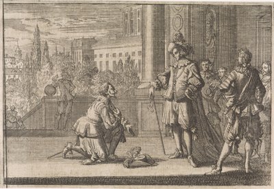 洛林公爵查理四世向路易十三下跪，1641 年 作者 Caspar Luyken（归因于）