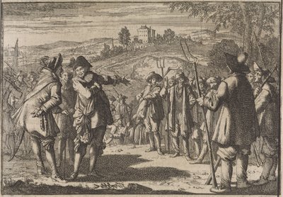 英国农民起义，1645 年 作者 Caspar Luyken（归因于）