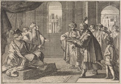 1643 年，崇祯皇帝的宰相归春被人拿来丝绳上吊自杀。 作者 Caspar Luyken