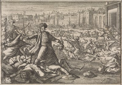 土耳其人征服巴格达，1638 年 作者 卡斯珀·路肯（Caspar Luyken）