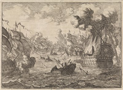 1692 年拉霍格角海战 作者 卡斯珀·路肯（Caspar Luyken）