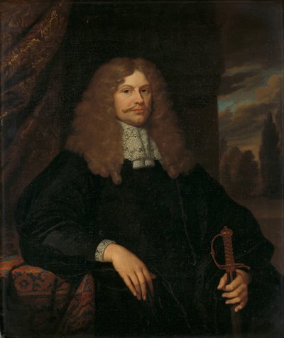 科内利斯·巴克 (Cornelis Backer)（1633-81 年）的肖像，议员、市议员和阿姆斯特丹民兵上校 作者 卡斯珀·内舍尔