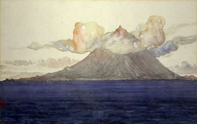 皮科山，亚速尔群岛，1905年。 作者 卡斯吉尔伯特