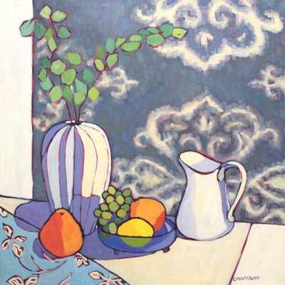 艺术之窗，2023 年（油画） 作者 凯瑟琳·J·马茨洛夫