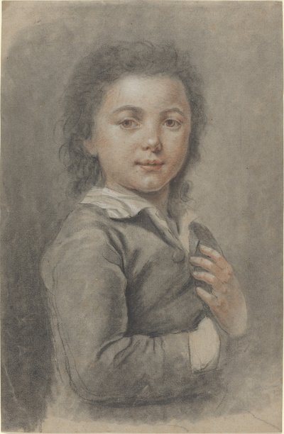 一个年轻男孩的画像 作者 凯瑟琳·路苏瑞（Catherine Lusurier）