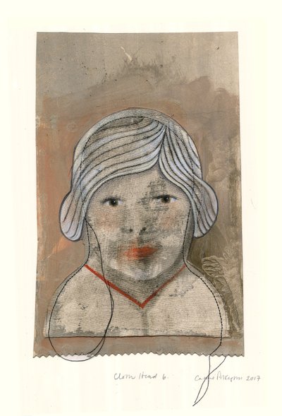 布头》，2017 年（档案数码打印，手工上色） 作者 凯西·皮尔金顿