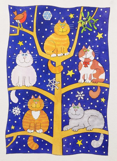 五只圣诞猫 作者 凯茜·巴克斯特（Cathy Baxter）