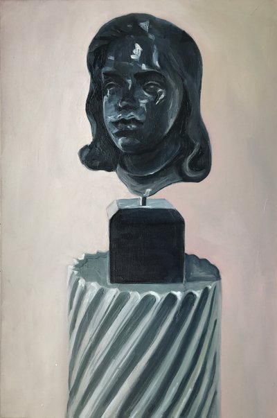 爱慕者，2014-17（亚麻布油画） 作者 凯茜·洛马克斯