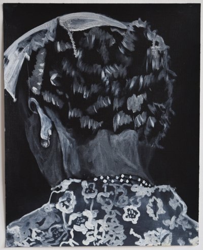贝拉多娜：安，2014 年（纸上油彩和丙烯） 作者 凯茜·洛马克斯
