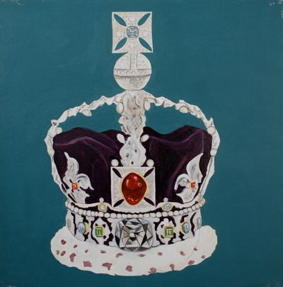 皇冠珠宝 5》，2001 年（布面油画） 作者 凯茜·洛马克斯