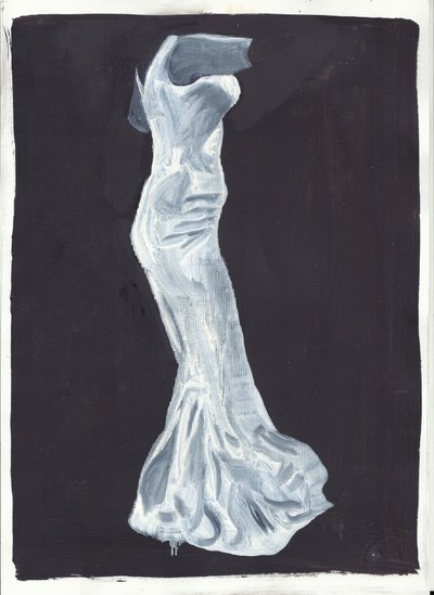 艾尔西，2012 年（纸上油彩和丙烯） 作者 凯茜·洛马克斯