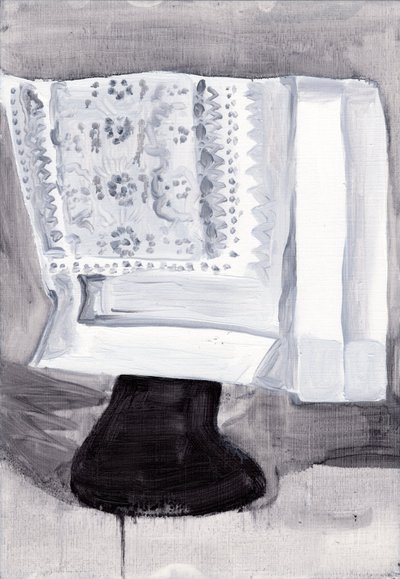 混淆，2019（纸面油画） 作者 凯茜·洛马克斯