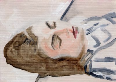 托尼-马拉切克，2016（纸上油画） 作者 凯茜·洛马克斯