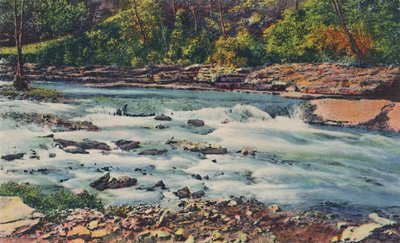 切诺基公园，Rapid Waters，1942年 作者 考菲尔德和舒克