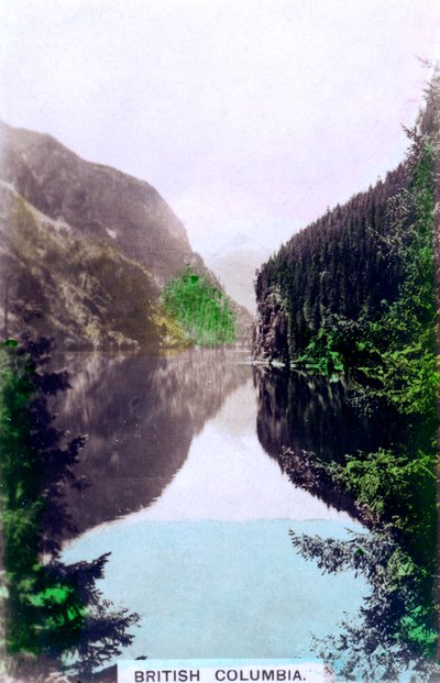 沿海场景，不列颠哥伦比亚省，加拿大，c1920s。 作者 Cavenders有限公司
