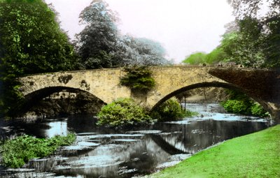 坎布里亚郡肯代尔Levens Bridge，1926年。 作者 Cavenders有限公司
