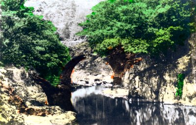 1926年，在Gwynedd的Bettws-y-Coed的罗马桥。 作者 Cavenders有限公司