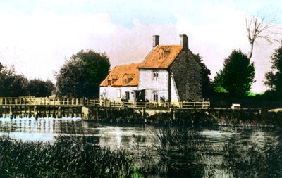 Rushey Weir，泰晤士河，1926年。 作者 Cavenders有限公司