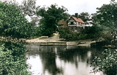 1926年，柴郡切斯特的迪河（The River Dee）。 作者 Cavenders有限公司