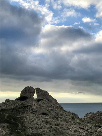 风景--天空与大海，2019（照片） 作者 塞西尔·贾梅特