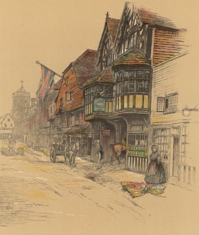 The George Inn，索尔兹伯里 作者 塞西尔·查尔斯·温莎·奥尔丁