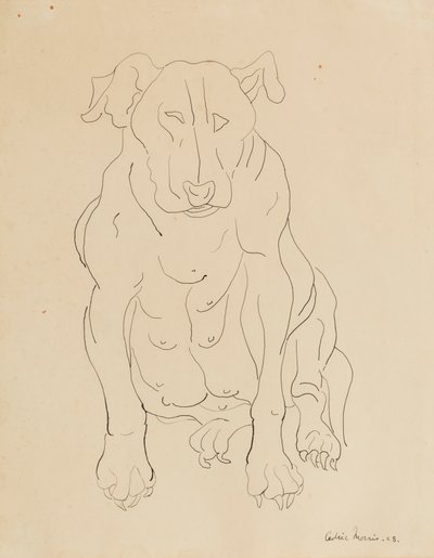南希·莫里斯（Nancy Morris）的斗牛犬 作者 塞德里克·莫里斯