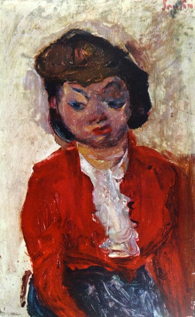 1922 年的英国女人，柴姆·苏丁 (Chaïm Soutine)（1893 – 1943 年）。 作者 Chaim Soutine
