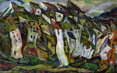 房屋，1919-22 作者 Chaim Soutine