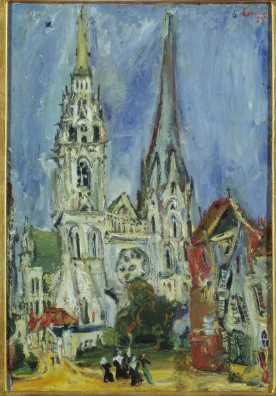 沙特尔大教堂 作者 Chaim Soutine