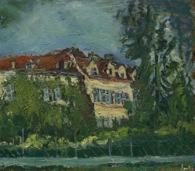 景观与房子，c.1934 作者 Chaim Soutine