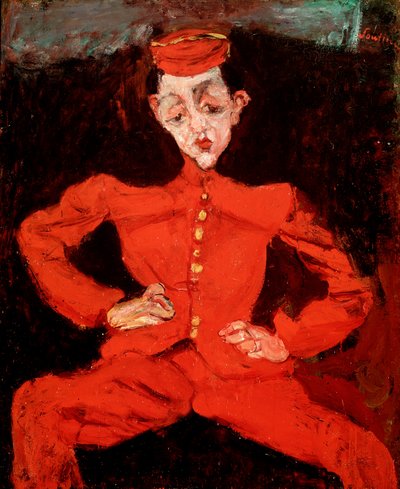绘画：Chaim Soutine(1894-1944)的《Le Groom》。 作者 Chaim Soutine