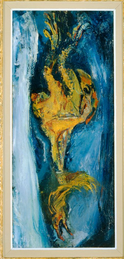 Le coq - 一只公鸡......（布面油画） 作者 Chaim Soutine