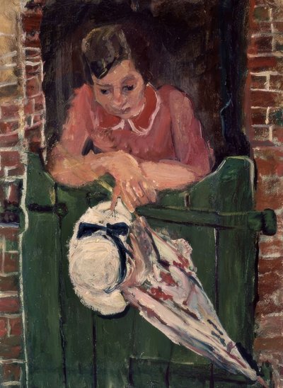 带阴影的女人-S XX-法国表现主义 作者 Chaim Soutine