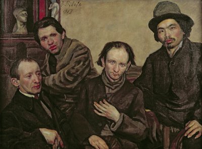 画家会议 作者 Chaim Soutine