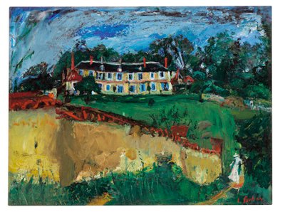 沙特尔附近的老房子，约1934年 作者 Chaim Soutine