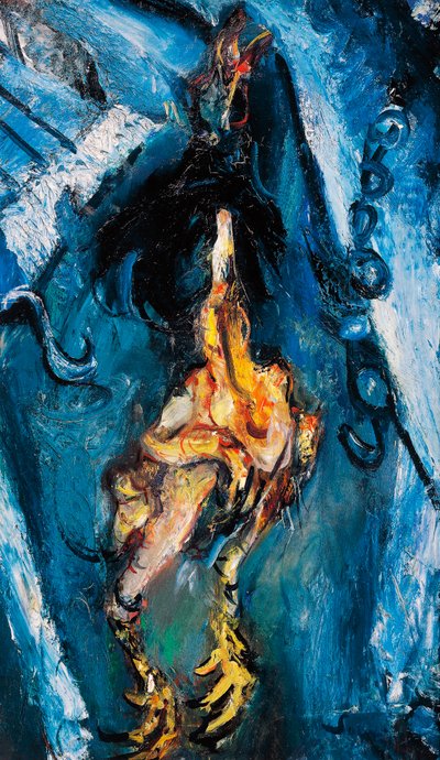 采摘的鸡，约 1925 年，柴姆·苏丁（Chaim Soutine）（1894-1943 年）绘，布面油画。 法国，20 世纪。 作者 Chaim Soutine
