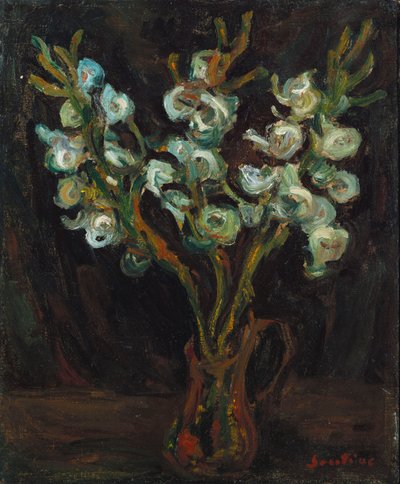 蓝色剑兰（c.1929） 作者 Chaim Soutine