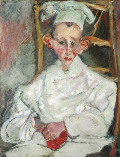 卡涅斯的小糕点师傅； LeCétésde Cagnes，约1922-1923年 作者 Chaim Soutine