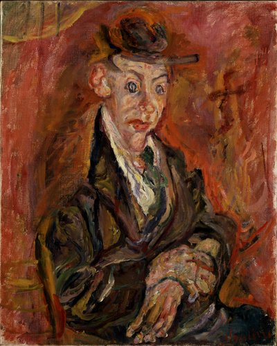 圆眼睛女人 作者 Chaim Soutine