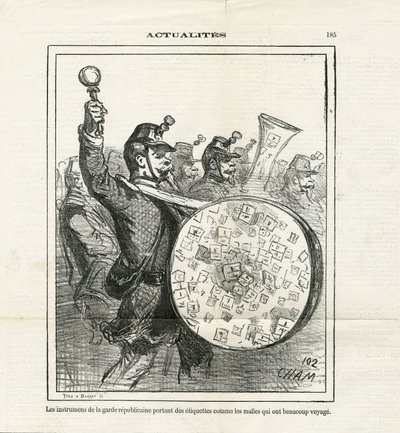 查尔文报》中的查姆（1819-1879）插图 作者 Amedee de Noe (占婆)