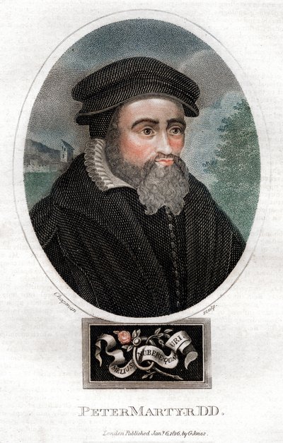 Pietro Martire Vermigli 1499-1562，意大利神学家，1816年。 作者 查普曼公司