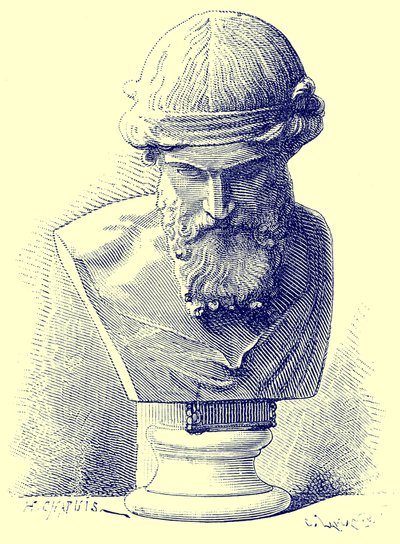 柏拉图，由Victor Duruy撰写的“罗马历史”插图，1884年出版（数字增强图像） 作者 沙皮犬