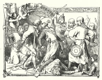 The Death of Winkelreid (engraving) 作者 查尔斯·格林