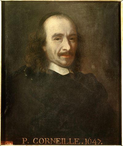 皮埃尔-科尔内耶（1606-1684）法国戏剧家的肖像。查尔斯-勒布伦（Le Brun）（1619-1690）的匿名画作。凡尔赛宫，凡尔赛宫和特里亚侬宫的城堡。 作者 查尔斯（之后）勒布伦
