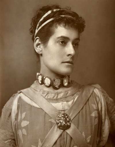 迈拉·霍尔姆（Myra Holme），英国女演员，1884年 作者 查尔斯·A·朗