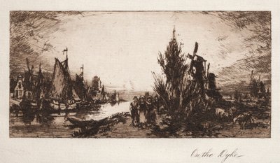 Dyke上，1885年。 作者 查尔斯·A·范德霍夫