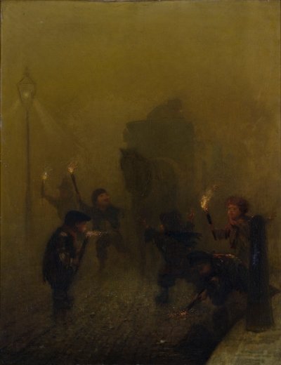 伦敦的雾》，1840-1894年 作者 查尔斯·阿尔伯特·卢多维奇